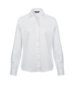 Blusa Oxford Classic Manga Larga Mujer