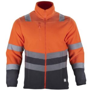 Micropolar Hi-Vis Clase 2 Bi-Color Manga Larga Hombre