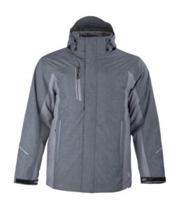 Parka 3 En 1 Desmontable Secuoya Manga Larga Hombre