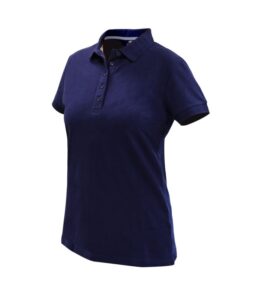 Polera Polo Confort Spandex Manga Corta Mujer