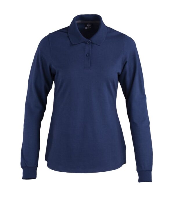 Polera Polo DryFresh Smooth® 60% Algodón Manga Larga Mujer