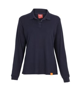 Polera Polo 60% Algodón Manga Larga Mujer
